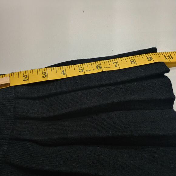 Girls Black Toddler Pleated Knit Skirt 3T School Uniform Style - Picture 3 of 6